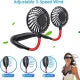 Portable Neck Fan 2500 mAh Rechargeable USB Hands-Free Mini
