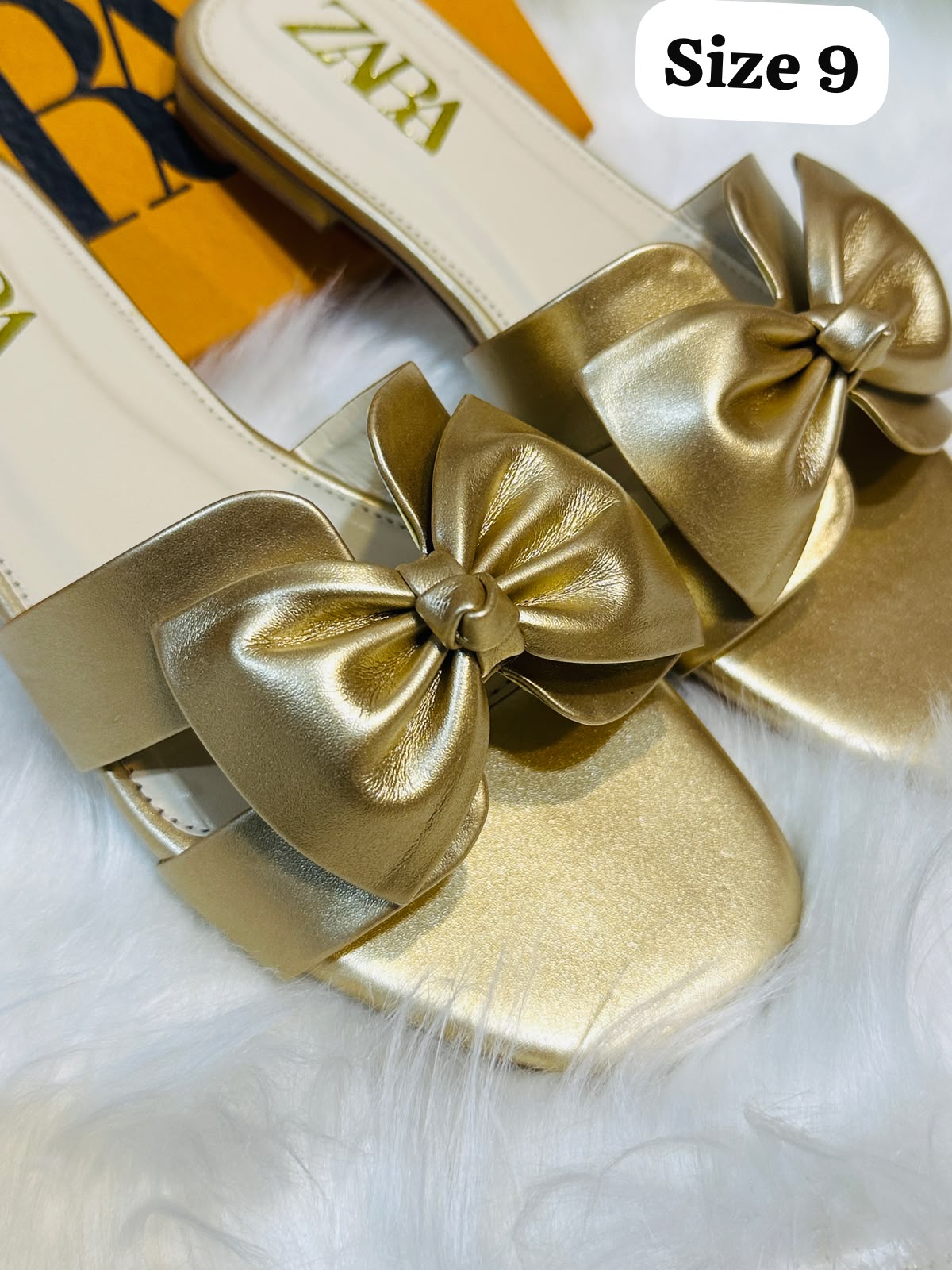 Zara Bow Flats slippers
