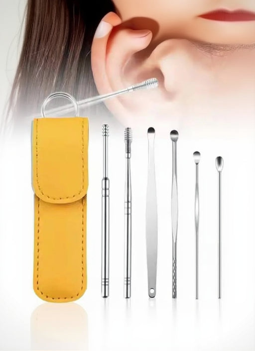 Ear Wax Cleaning Kit 6-Piece Stainless Steel Set