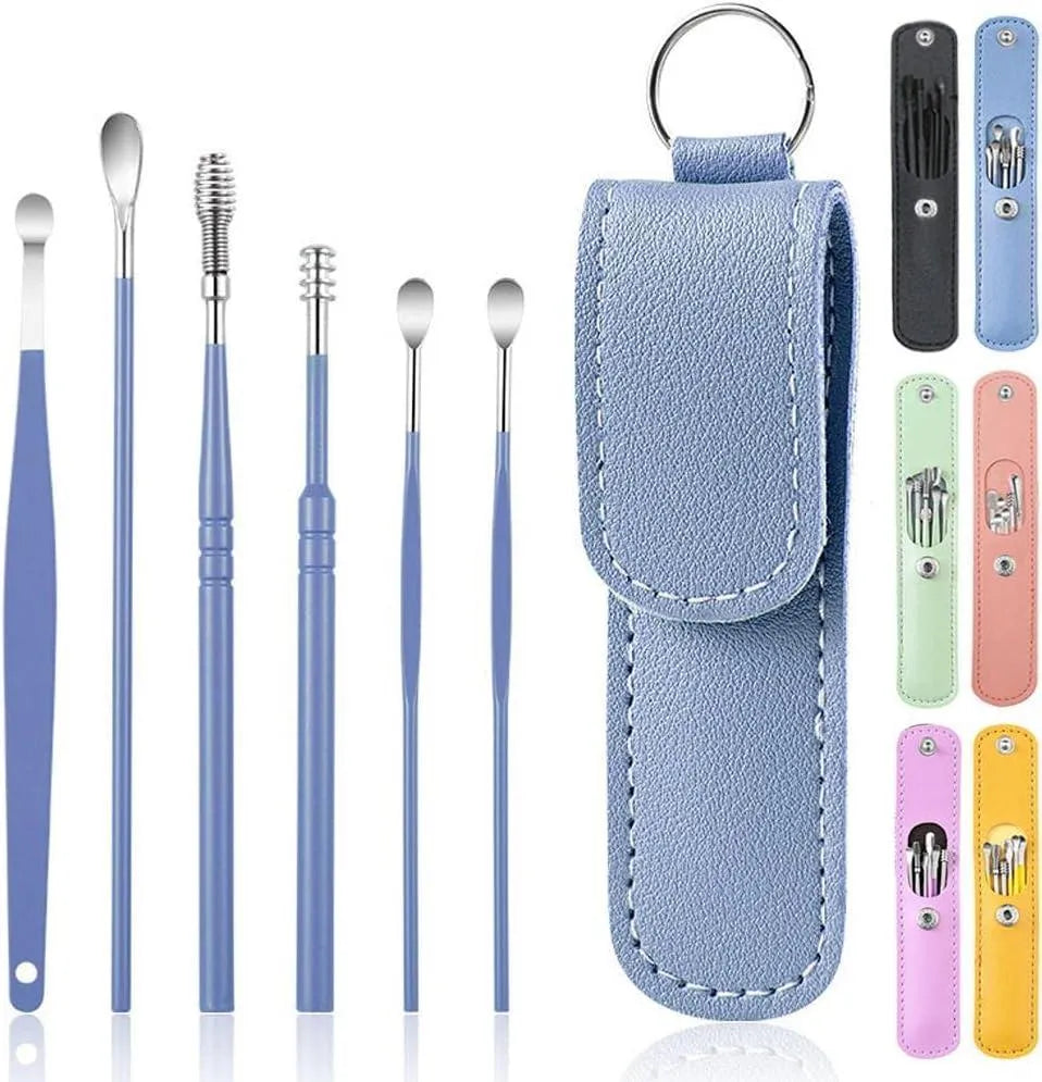 Ear Wax Cleaning Kit 6-Piece Stainless Steel Set