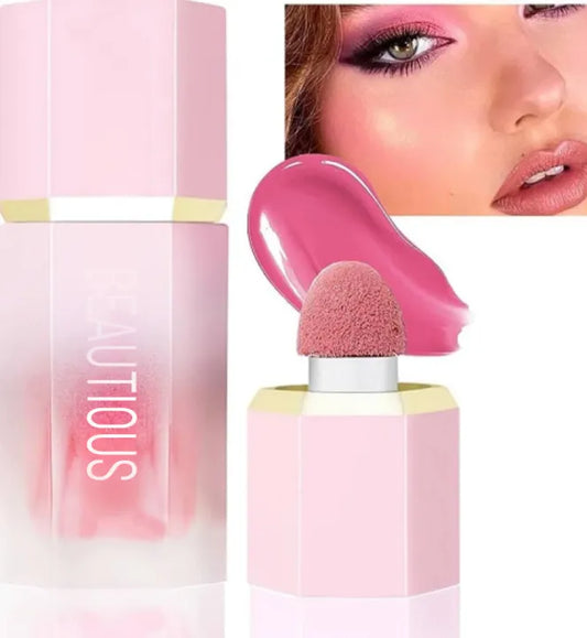 Beautious Pack of 1 Air Cushion Liquid Blush Natural Long Lasting Matte Cheek Liquid Blusher Makeup
