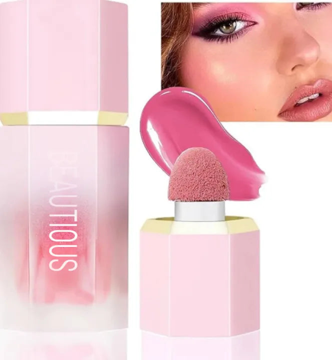 Beautious Pack of 1 Air Cushion Liquid Blush Natural Long Lasting Matte Cheek Liquid Blusher Makeup