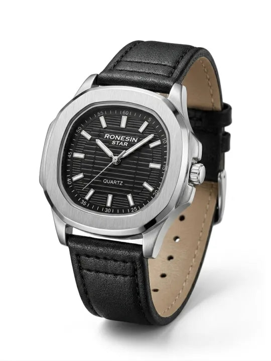 Stylish Watch for Men - Luxury 8 Design Watch - Wrist Watch for men - Leather Strap - Casual Watch