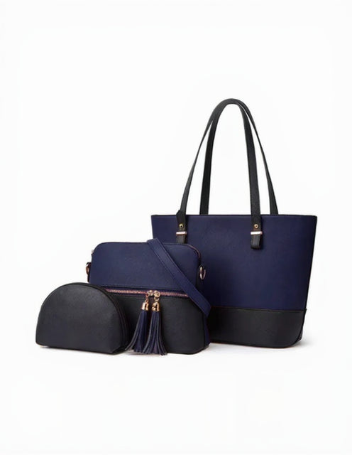 Premium 3-Piece Women’s Handbag Set – Tote, Crossbody Bag &amp; Pouch