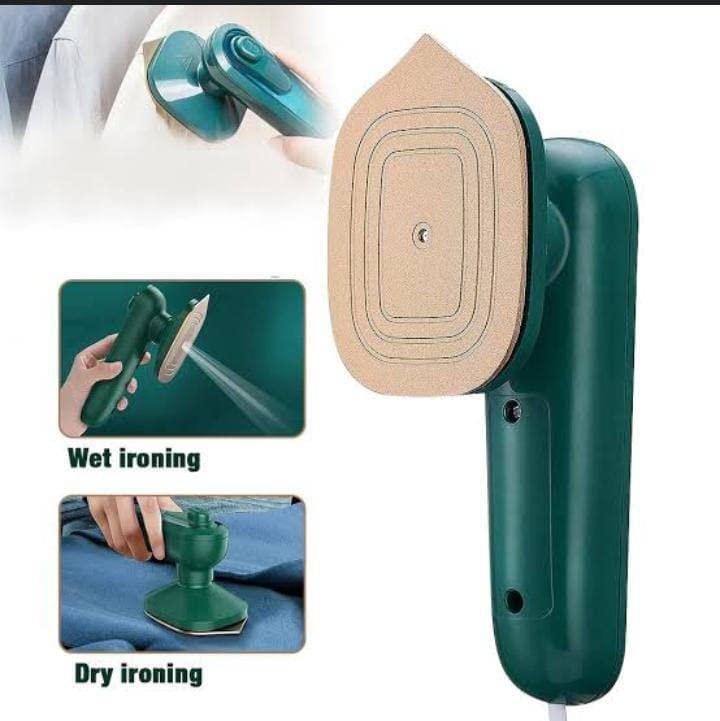 Professional Micro Steam Iron Green Portable Foldable