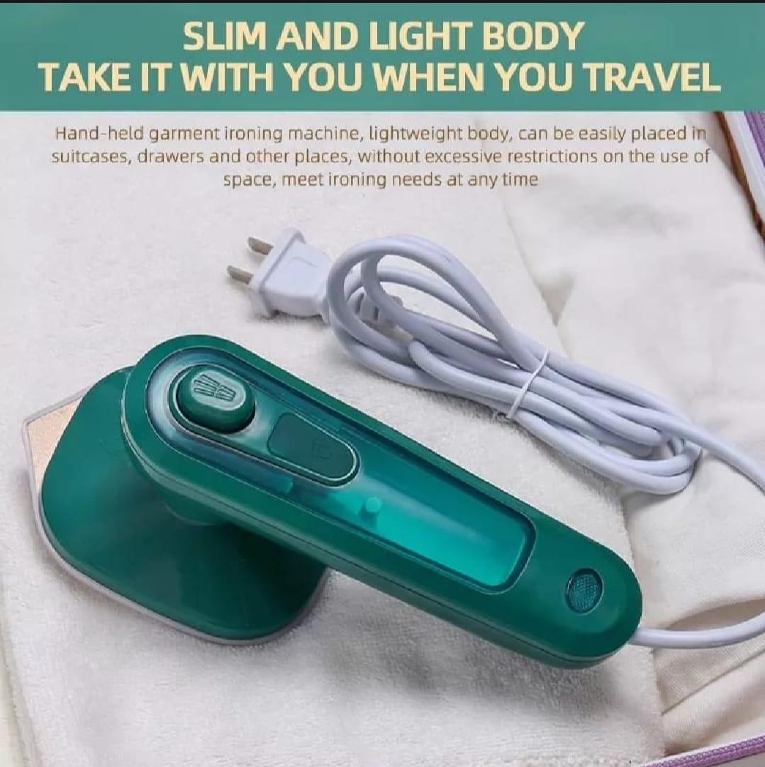 Professional Micro Steam Iron Green Portable Foldable