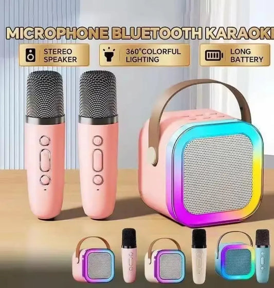 K12 Portable Karaoke Speaker With 2 MIC