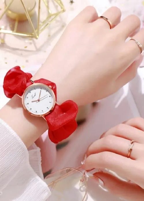 Scrunchies Watch For Girls & Women New Korean Style Scrunchie Wrist Watches