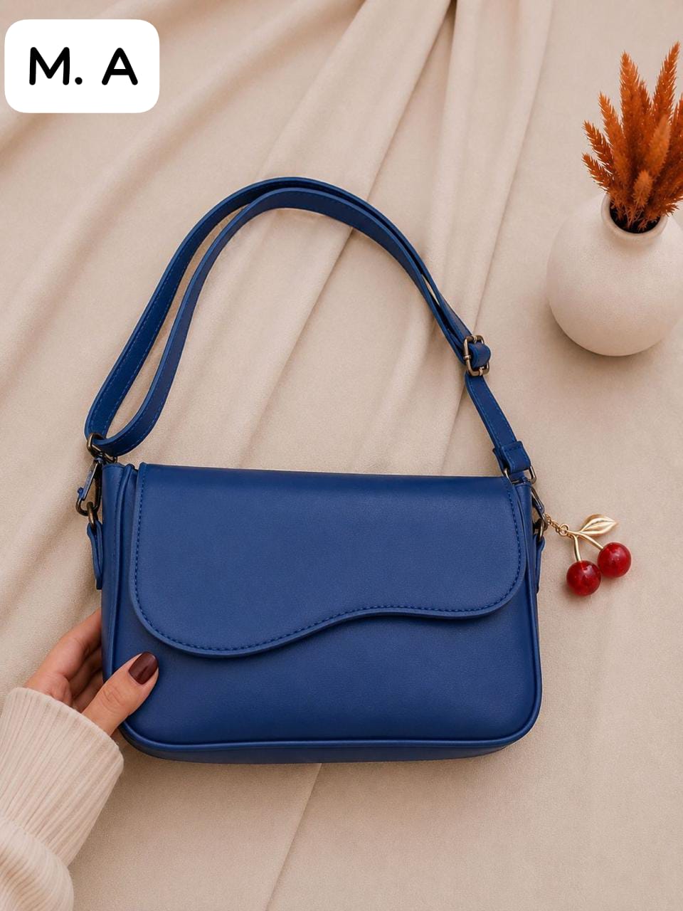 Women's Luxury Cherry Mini Shoulder Bag – Cute &amp; Stylish PU Leather Purse