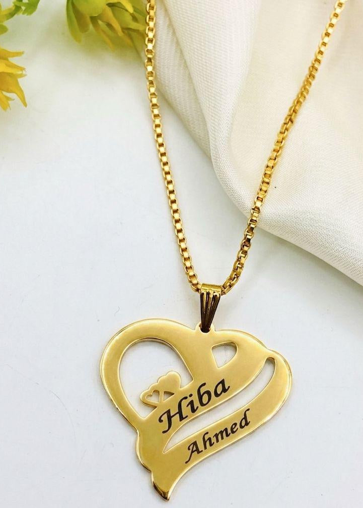 ||Fancy Beautiful ||Gold Plated Heart Design || Coustomize ||Locket For He