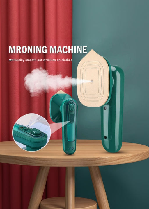 Professional Micro Steam Iron Green Portable Foldable